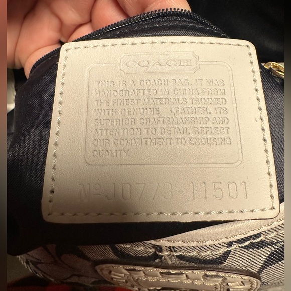 Coach Denim Tattersall Bleeker - Picture 7 of 10